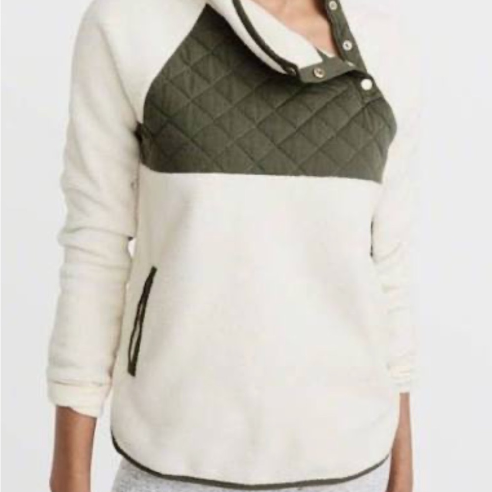 Abercrombie Asymmetrical Snap-Up Fleece